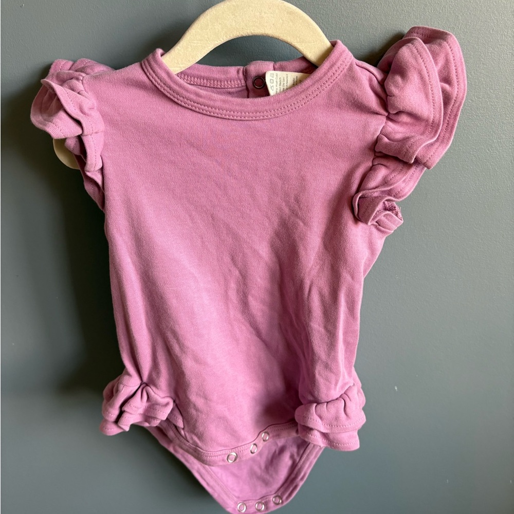 Kate Quinn Ruffle Sleeve and Ruffle Leg Bodysuit